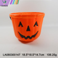 Halloween party candy pumpkin barrel